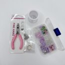반짝반짝 비즈 공예 | 집순이 취미활동 추천 피플퍼플 비즈 공예 키링 만들기 세트 DIY