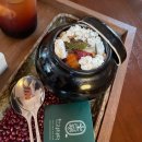 전통 디저트 떡과 한과(야간) | 신논현카페 한과와락 전통디저트 개성주악 항아리젤라또