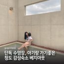 웃침실 | 단독 수영장이 있어 아기랑 가기좋은 청도 감성숙소 베지아웃