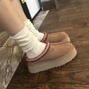 모두다플랫폼 | @UGG 호주 플랫폼 슬리퍼 &amp; 미국 플랫폼 슬리퍼 비교 후기 • Tazz Slipper Chestnut