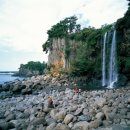 정방폭포 이미지