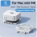 Hagibis USB C 허브, M.2 SSD 인클로저 포함 - 맥 미니 M4/M4 프로와 완벽 호환되는 후기좋은...