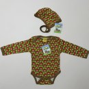 브라운랩 | 던스 순무 버터넛브라운 랩넥 바디수트 74 사이즈, 보넷 47사이즈 후기 (5개월 8kg 아기)