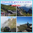 5월 20일(토) 진달래, 철쭉꽃 핀 &#39;한계령/오색~대청봉(1,708m)~백담사&#39; 설악산. 차량순환 후, 오전 2시 KBS 출발 이미지