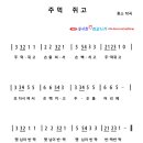 주먹 쥐고(동요)....MR(C키) / 악보(숫자) 이미지