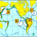 세계 연도별 지진 횟수와 강도 이미지