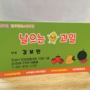 날으는 과일 이미지
