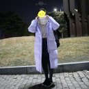 라쿤 베이퍼 | 뉴발란스 연아 패딩 구스 맥시 퍼 다운 롱패딩 연보라/라이트퍼플 후기