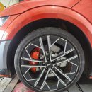 올시즌게러지 | 5 N 타이어교체] 벤투스 S1 EVO Z AS 장착! 오렌지펄 색상에 어울리는 초고성능 올시즌 타이어 시공