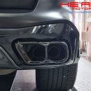 X5 M50i M퍼포먼스 킷 (카본수전사) + M60i룩 블랙 머플러팁 작업 (G05 X5 M50i 전기형) 이미지