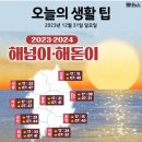 오늘의 날씨🌞☔️☃️, 2023년 12월 31일 일요일 이미지