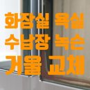 금곡9리(반도유보라아파트) | 동탄 화장실 녹슨 거울 교체