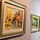 우리 동네 수채화 이미지