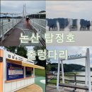 탑정호출렁다리 | 9월 국내여행 대전 근교 충남 논산 드라이브 코스 탑정호 출렁다리