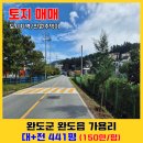완도공인중개사사무소 | 완도 땅 매매 완도읍 가용리 2차선 도로변 삼거리 코너 토지 441평