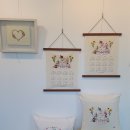 정원 꽃을 수 놓는 프랑스자수 이미지