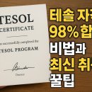 비원테크 | 테솔 자격증 98% 합격 비법과 최신 취득 꿀팁