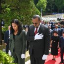 공지천 에티오피아 참전기념비 앞 이미지