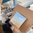 오일파스텔 | 백드롭페인팅 &amp; 오일파스텔 드로잉 클래스 후기 🎨🖌️ 킵어다이어리 공방