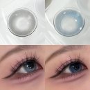 라븐 | 축고정 하이라이트 렌즈 추천, 마이피픈 픽싱렌즈 라븐 애쉬 &amp; 코발트 컬러렌즈 착용 후기