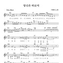 당신은 바보야 / 이혜리 ( 악보 ) 이미지