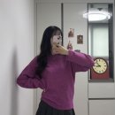 리앤미헤어 - 강서구 | [내돈내산 후기] 도매택 Pyt 프리티영띵 홀가 니트 자주색 착용 후기🍇, 코디 추천🧶