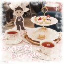 (주)게임코스터 | 오란고교 사교클럽 콜라보 카페 in 모애쿠 한정 애프터눈 티 세트 굿즈 실물 후기