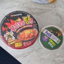 GS25불로타운점 | 불닭미역탕면 레시피 GS25 불닭볶음탕면 미역국 편의점 컵라면