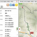 백두대간 19구간 하늘재~모래산~탄항산~부봉~마패봉~조령3관문~문경새재주차장(2017년7월16일) 이미지