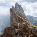 Seceda massif in South Tyrol, Italy 이미지