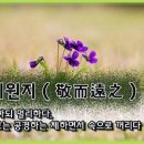 경이원지(敬而遠之) 이미지