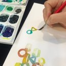 물빛의 수채캘리그라피 | [청주캘리그라피] 6주과정의 취미강좌, 수채캘리그라피 수업 ^^