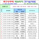 축구승무패 34회차 (05/14 수 마감) 경기일정 이미지