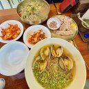 GS25통영동호점 | 병점 칼국수 맛집 까치네 백합 온 메밀국수 통영 굴 칼국수 반판 수육 내돈내산 솔직후기