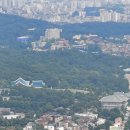 인왕산정상에서 본 이미지