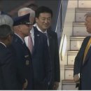 실시간 트럼프 일본 도착 이미지