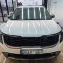 (주)뉴오토랜드 | 전주 더뉴 ka4 하이브리드 화이트 신형 랜드마스터 SD 일체형 루프박스 카드타입 시공 후기!