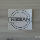 TaD-NISSAN 닛산 스티커-데칼-실버-주문제작 이미지