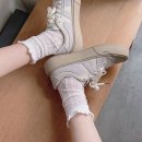 제인루즈 | 시스루 무압박 샌들 흰양말 루즈삭스 발레코어 메리제인 양말 착용 후기
