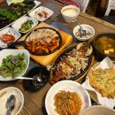 의왕 왕송호수 맛집 쌈밥 한식 마당기픈집 저녁 후기