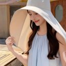 그 꼴로 산책가개? | 여름 바닷가 맨발걷기용 UV완벽차단썬캡 아띠꼴로, 얼굴·목까지 가리는 착용감