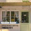 가배유정 | 애견동반 분위기 좋은 감성 카페 송리단길 가배유정 방문 후기