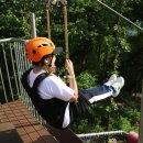 보현산댐 짚와이어 이미지