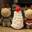 코바늘 크리스마스 소품 만들기 이미지