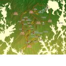 황석산 등산 코스 지도 모음 이미지
