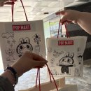 버드마트 | 💛 팝마트 디어버드 랜덤깡! + 다이소 네트망으로 키링 진열대 DIY✨
