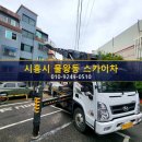 시흥시 물왕동 스카이차 3톤 장비로 빗속 간판 보수 후기