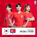 주말 아시안게임 여자, 남자 축구 8강전 경기 일정 이미지