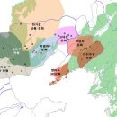 상나라 멸망 직전 B.C 11세기 화북평야 북부와 요서, 요동지방