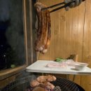 해뜨는 숲속 이미지